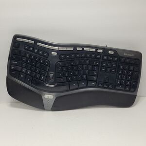 Microsoft Natural Ergonomic 4000 v1.0 Keyboard - TESTED - WORKS -